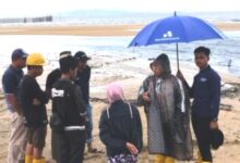 banjir di sungai parit penajam