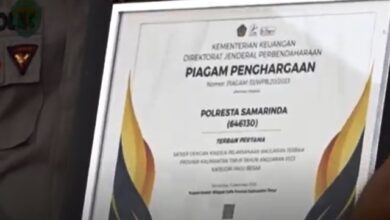 Penghargaan Polresta Samarinda