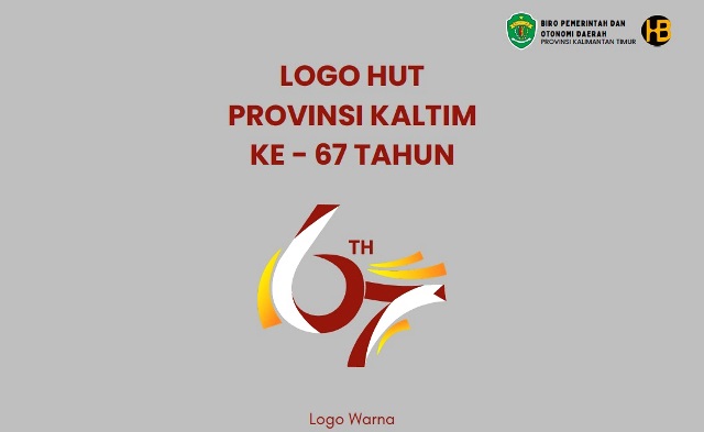 Logo HUT Pemprov Kalimantan Timur