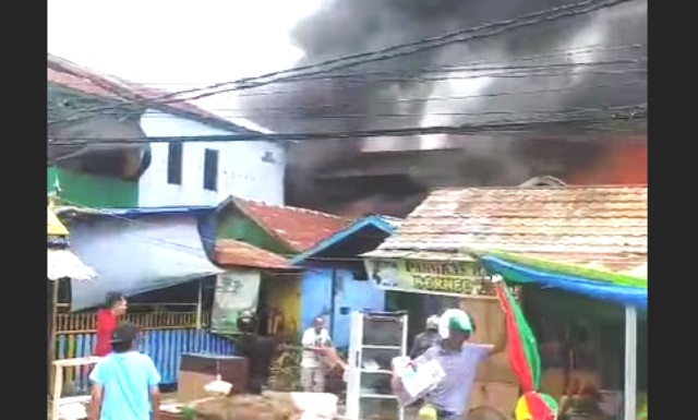 kebakaran di Samarinda Seberang