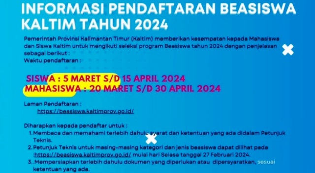 Beasiswa Kaltim 2024