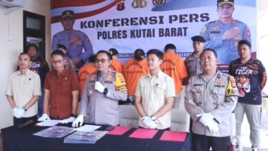 sindikat pencuri emas di Kutai Barat