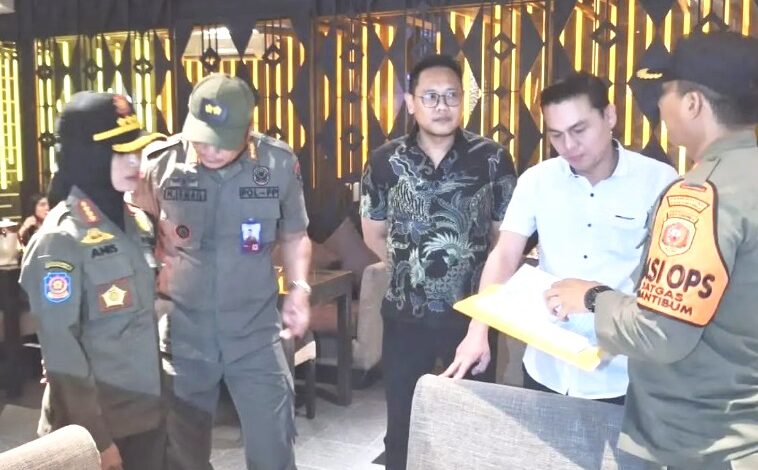 penutupan sementara THM di Samarinda