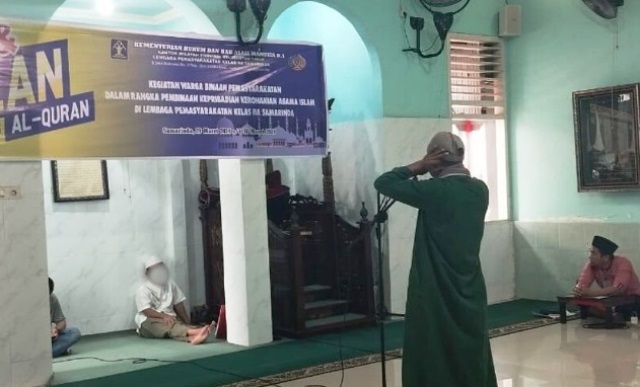 warga binaan lapas samarinda lomba adzan