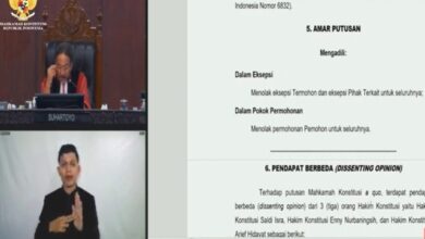 MK Tolak Gugatan sengketa Pilpres 2024