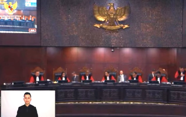 sidang MK sengketa pilpres 2024