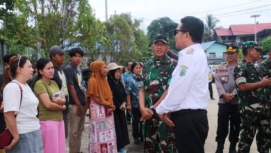 Pangdam VI Mulawarman tinjau lokasi banjir mahakam ulu