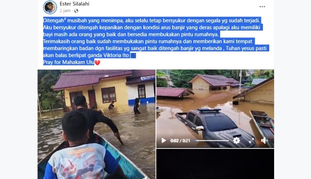 banjir di mahakam ulu