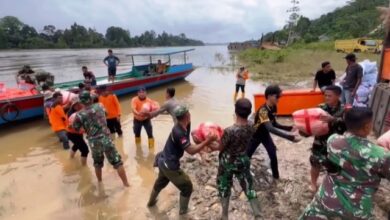 bantuan untuk korban banjir mahakam ulu