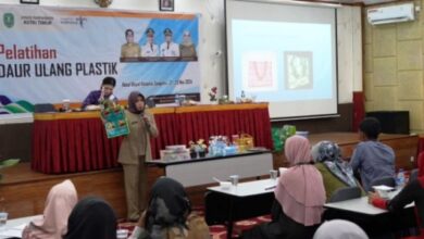 Pelatihan Daur Ulang Plastik dan Fruit Carving