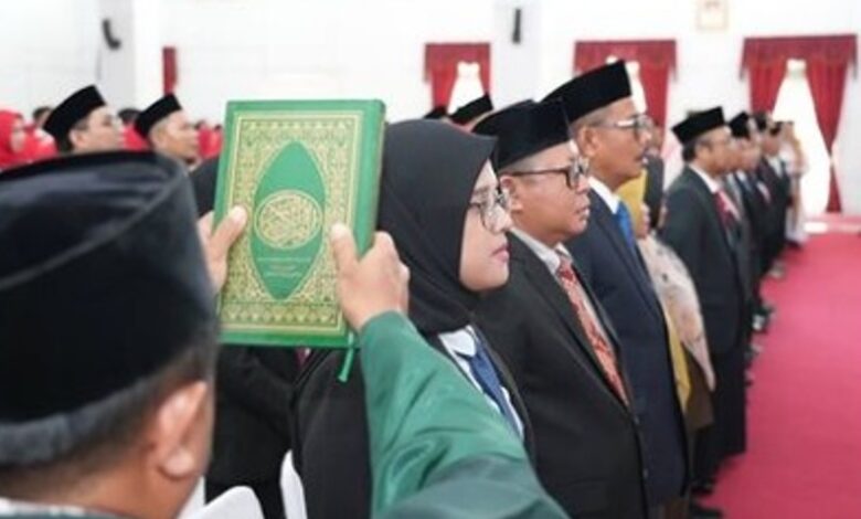 pelantikan pejabat pemprov Kaltim