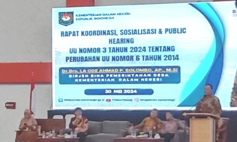 public hearing UU Desa
