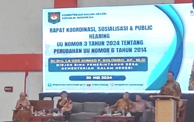 public hearing UU Desa