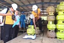 sidak gas LPG 3 Kg di Samarinda