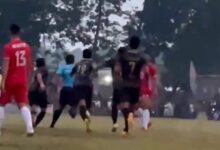 turnamen sepakbola ricuh