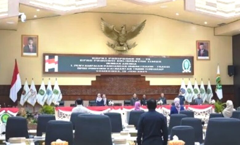 Paripurna DPRD Kaltim