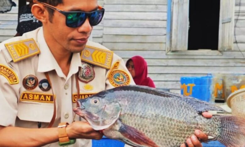 pemantauan ikan invasif di Kukar