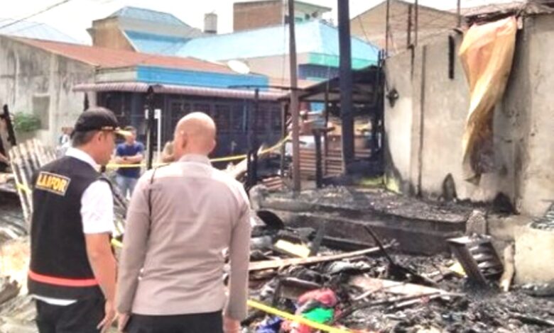 kebakaran rumah wartawan