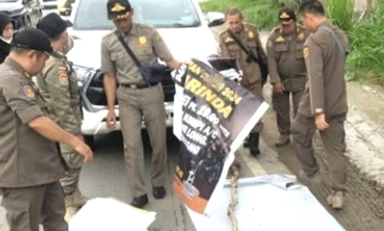 penertiban reklame tanpa izin