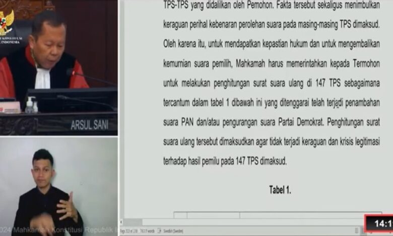 putusan MK sengketa pemilu kaltim