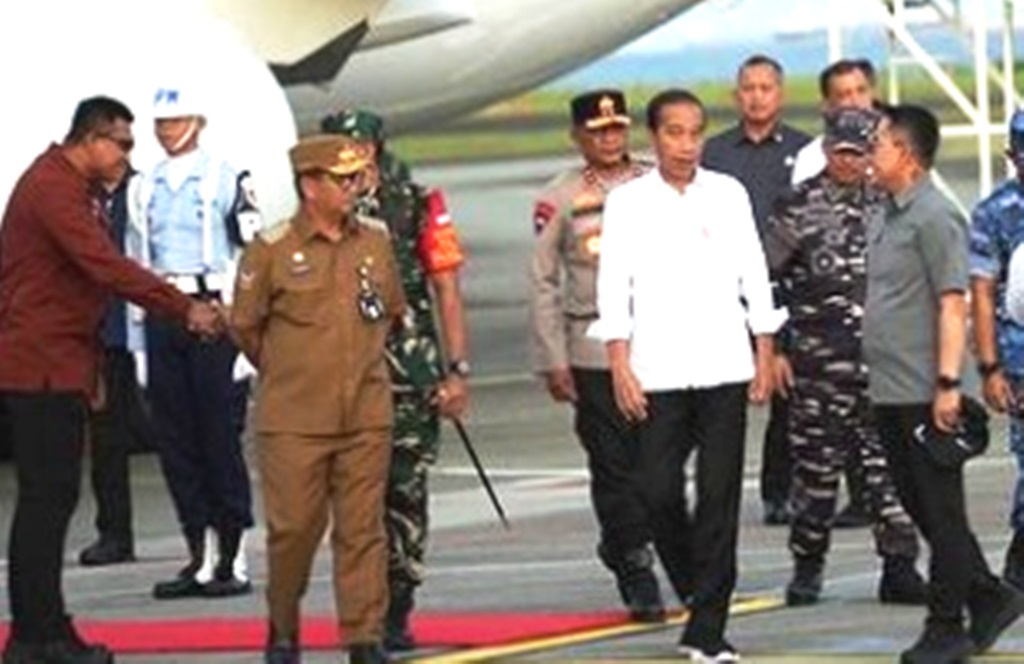 Jokowi di Balikpapan