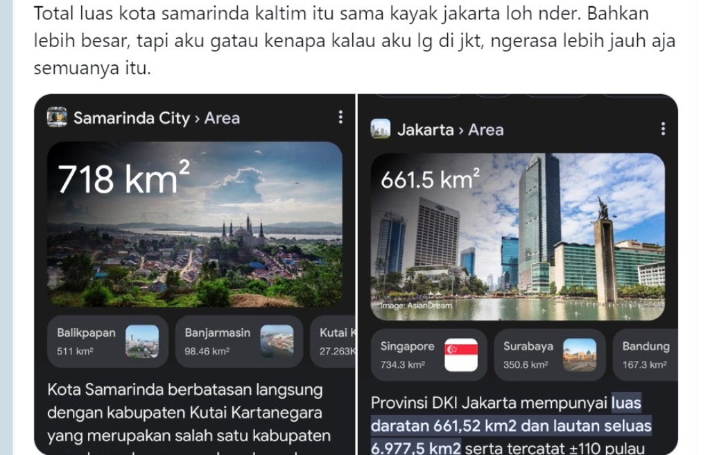 Samarinda vs Jakarta