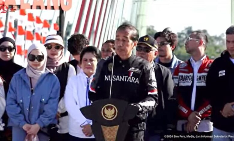 Peresmian Jembatan Pulau Balang