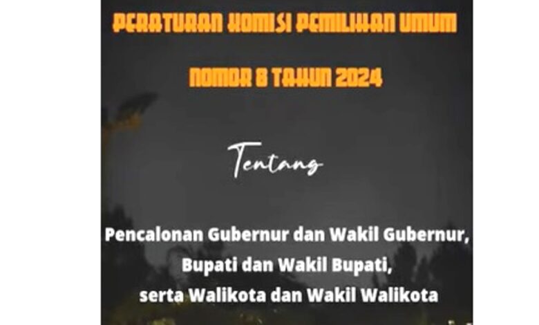 PKPU 8 Tahun 2024
