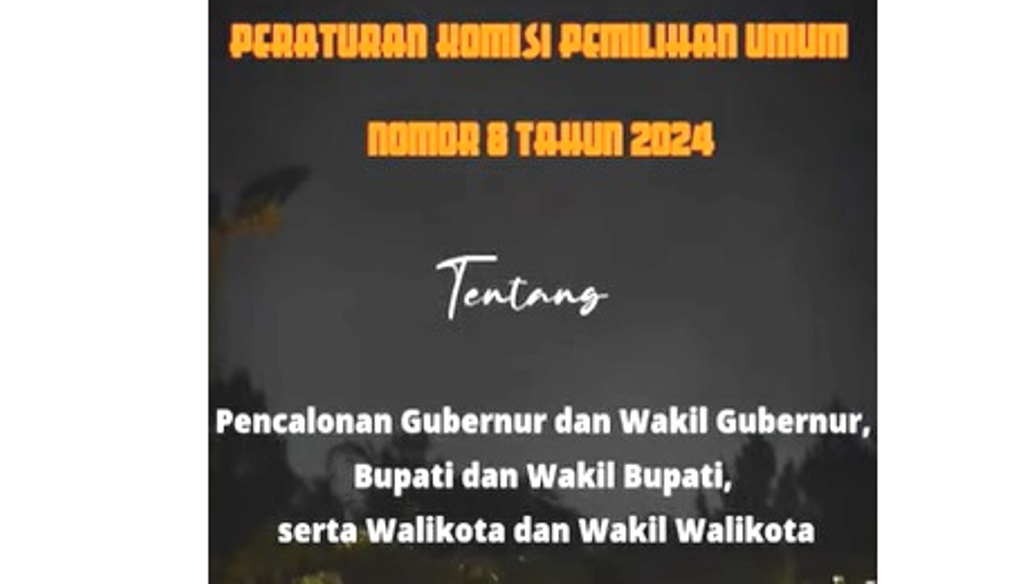 PKPU 8 Tahun 2024