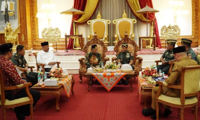 kunjungan Pangdam Mulawarman