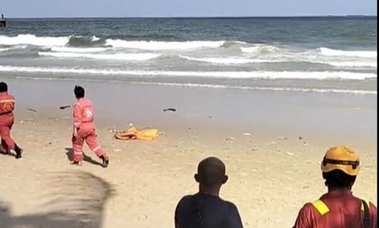 anak tenggelam di Pantai Monpera Balikpapan