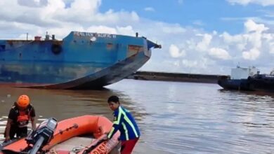 pencarian orang tenggelam Sungai mahakam