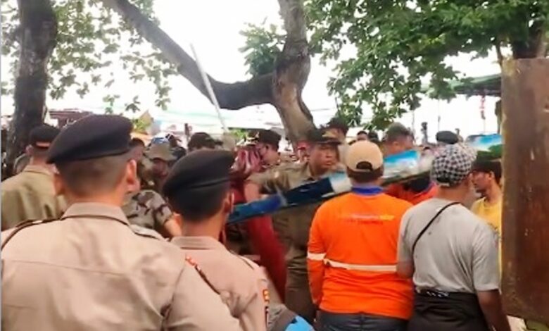 dermaga pasar pagi Samarinda