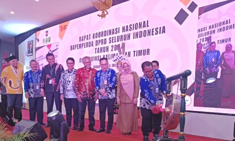 Rakornas Bapemperda 2024 di Berau
