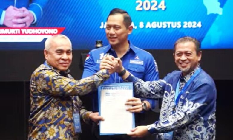 Isran Noor dan Hadi Mulyadi rekomendasi Demokrat