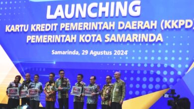 Launching Kartu Kredit Pemerintah Daerah (KKPD) Pemkot Samarinda, Kamis 29 Agustus 2024. (Foto: Dok Ist)