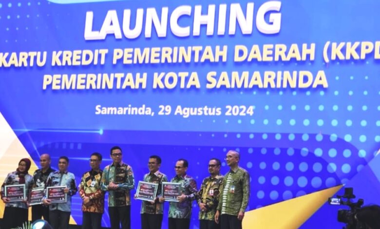 Launching Kartu Kredit Pemerintah Daerah (KKPD) Pemkot Samarinda, Kamis 29 Agustus 2024. (Foto: Dok Ist)
