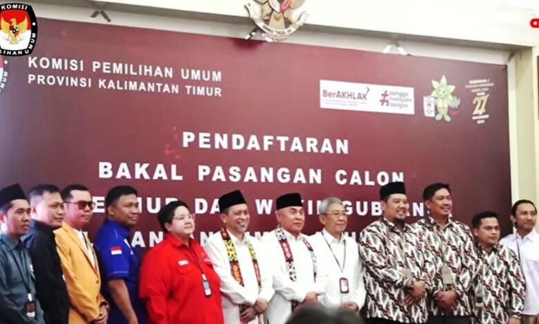 Pendaftaran Pilgub Kaltim 2024