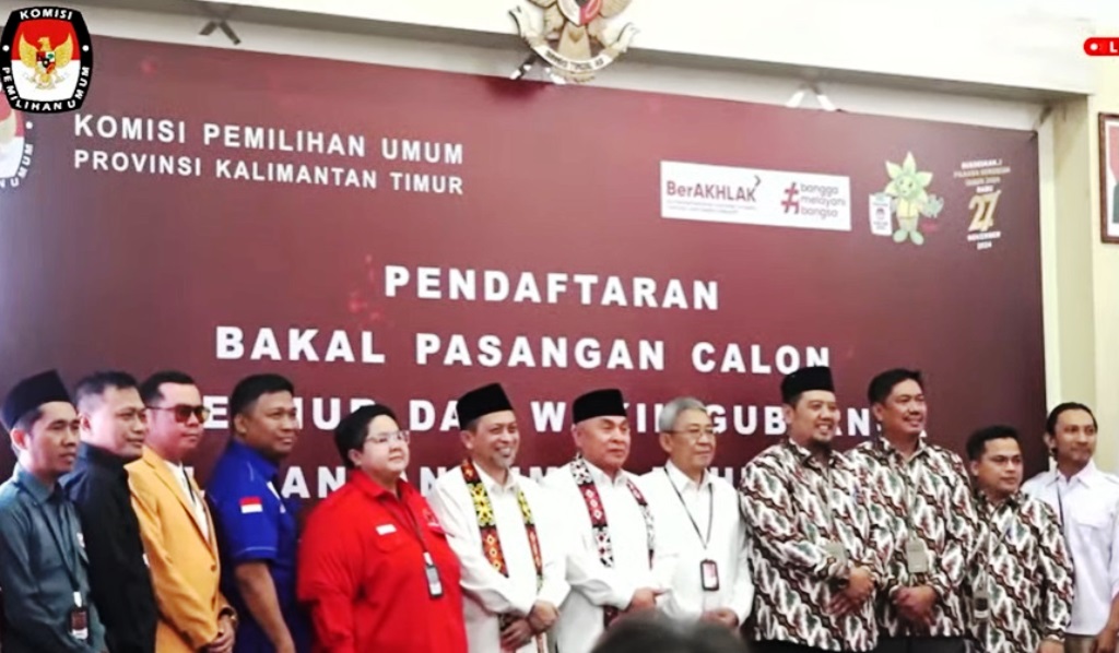 Pendaftaran Pilgub Kaltim 2024