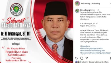 Plt Kepala Disdikbud Kaltim