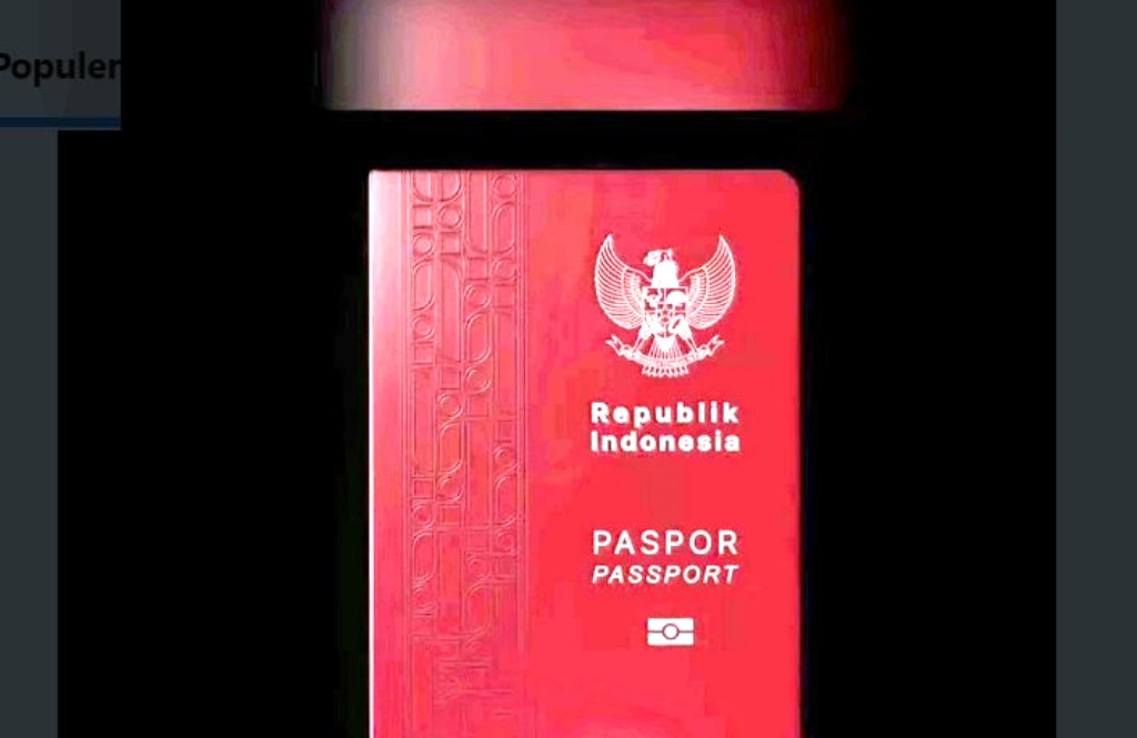 ciri paspor baru Indonesia