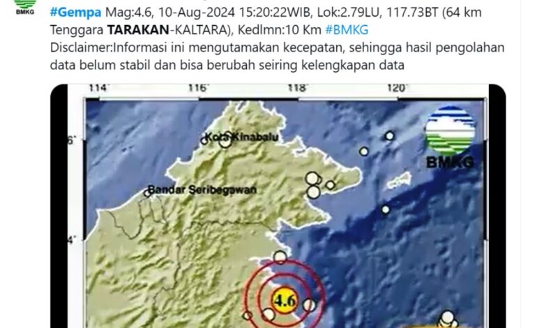 Gempa Tarakan