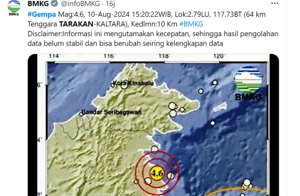 Gempa Tarakan