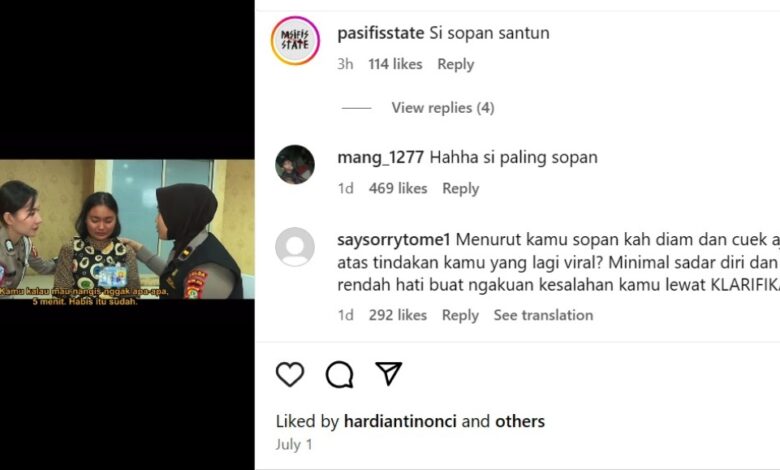 Instagram Briptu Putri Cikita