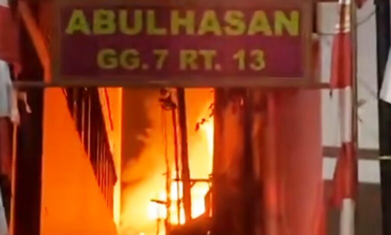 kebakaran jalan abul hasan samarinda