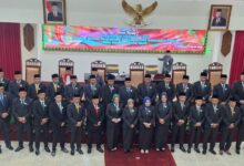Pelantikan DPRD Paser 2024