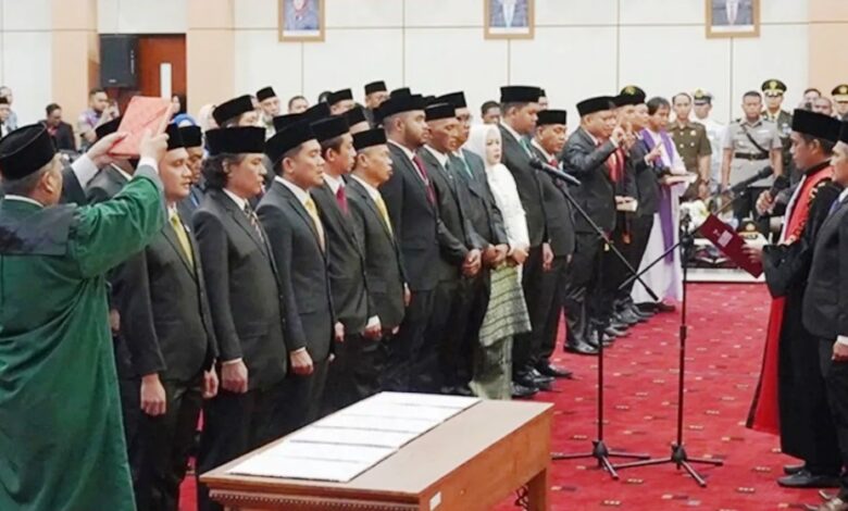 pelantikan dprd bontang