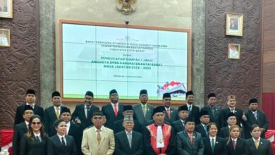 pelantikan anggota DPRD Kutai Barat