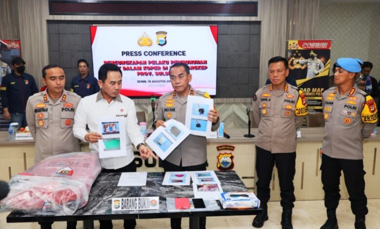 mayat dalam koper Pangkep