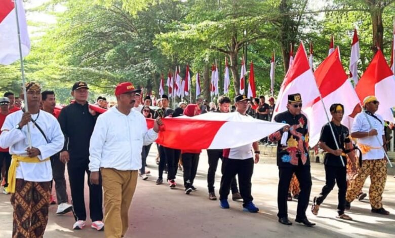 Bendera Merah Putih raksasa